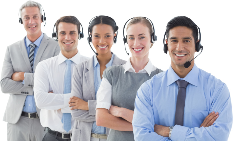 Image of customer service call center resources